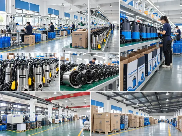YARDPUMP submersible pump manufacturing and assembly workshop